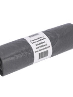 Cleaninq Afvalzak Cleaninq 60x80cm LDPE recycled T30 60L met trekband grijs