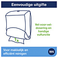 Tork Distributeur papier d'essuyage mural Tork W4 Performance 654000 blanc/turquoise
