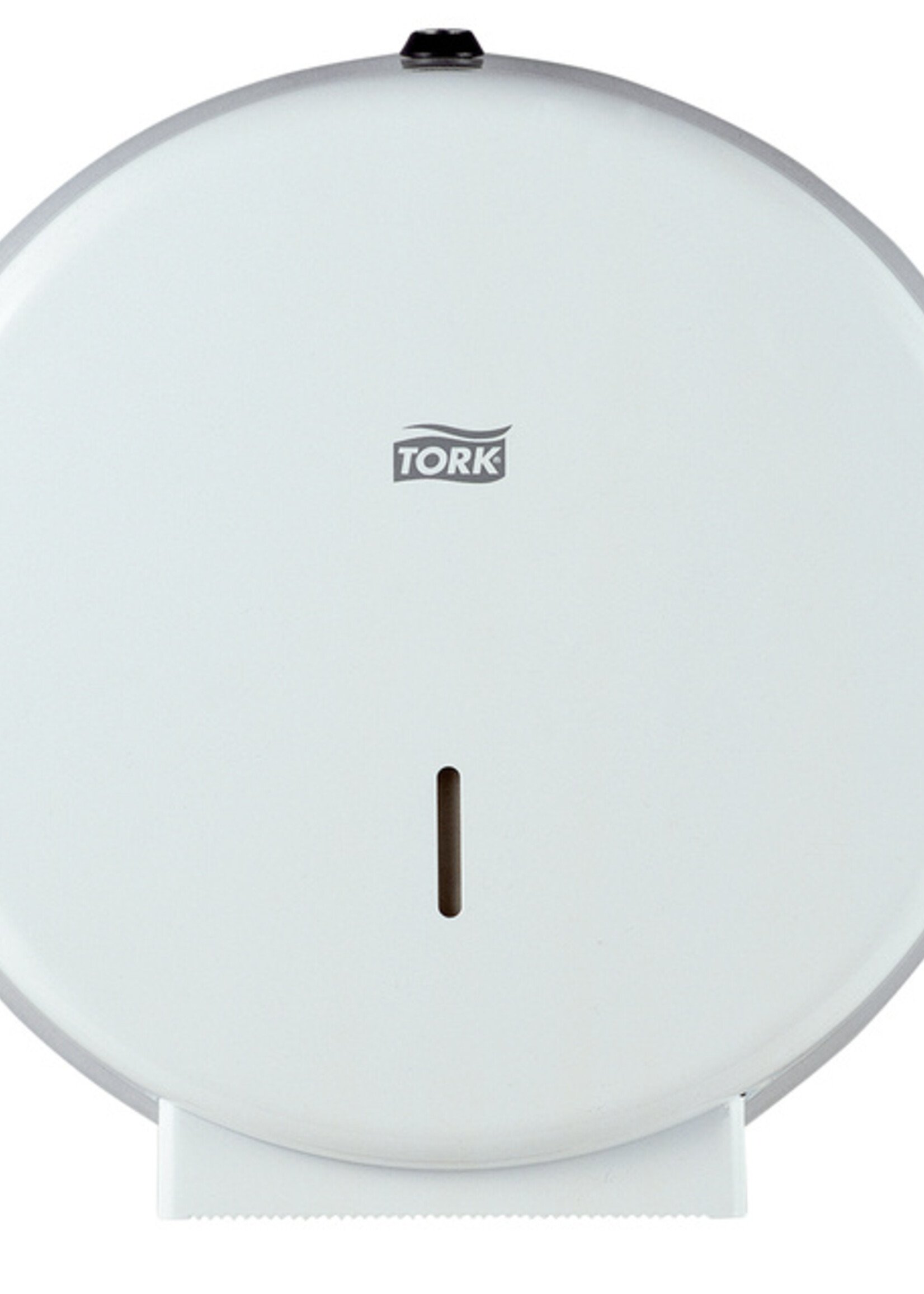 Tork Distributeur papier toilette Tork Jumbo T1 246040 métal blanc