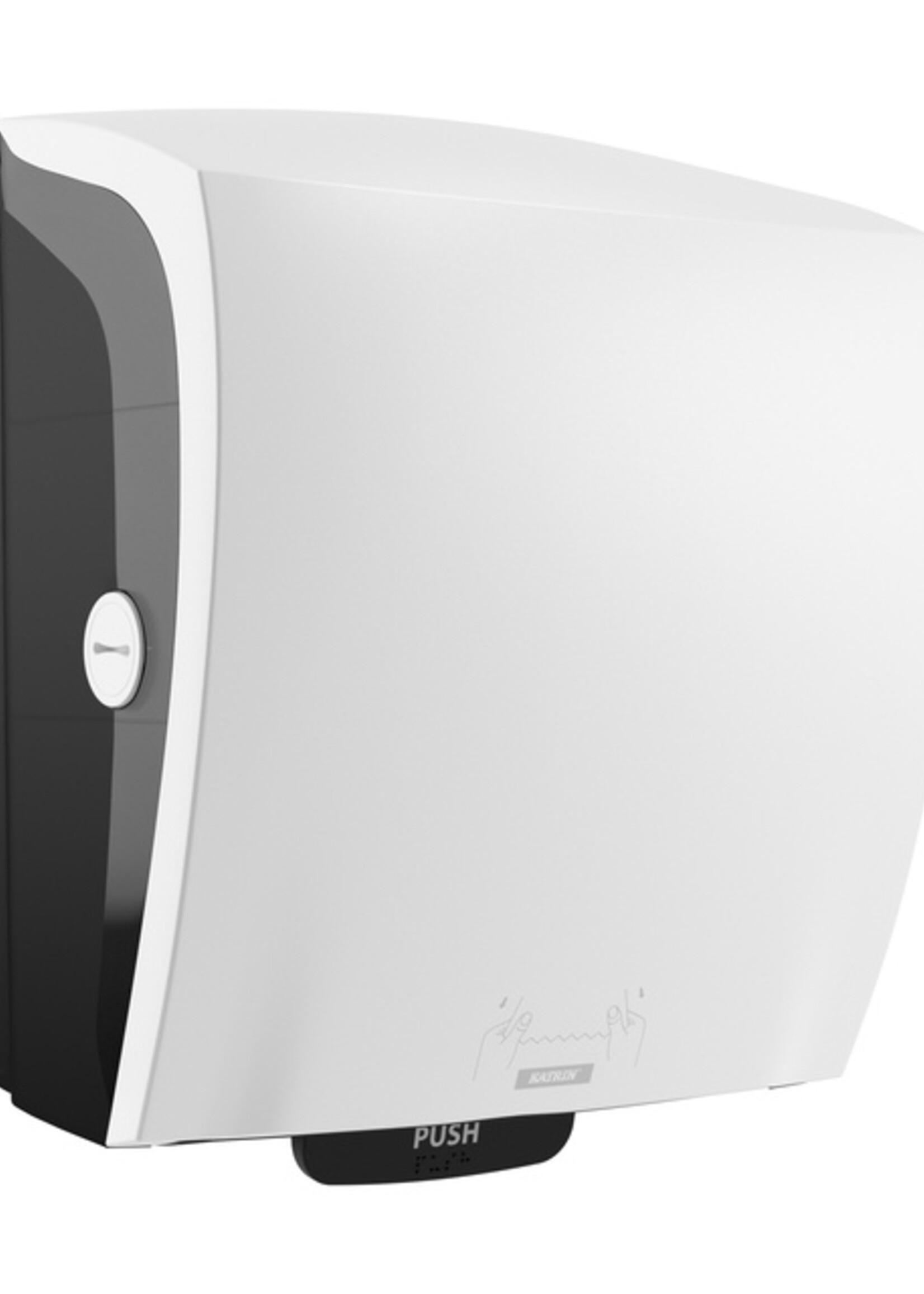 Katrin Handdoekroldispenser Katrin XL wit 82094