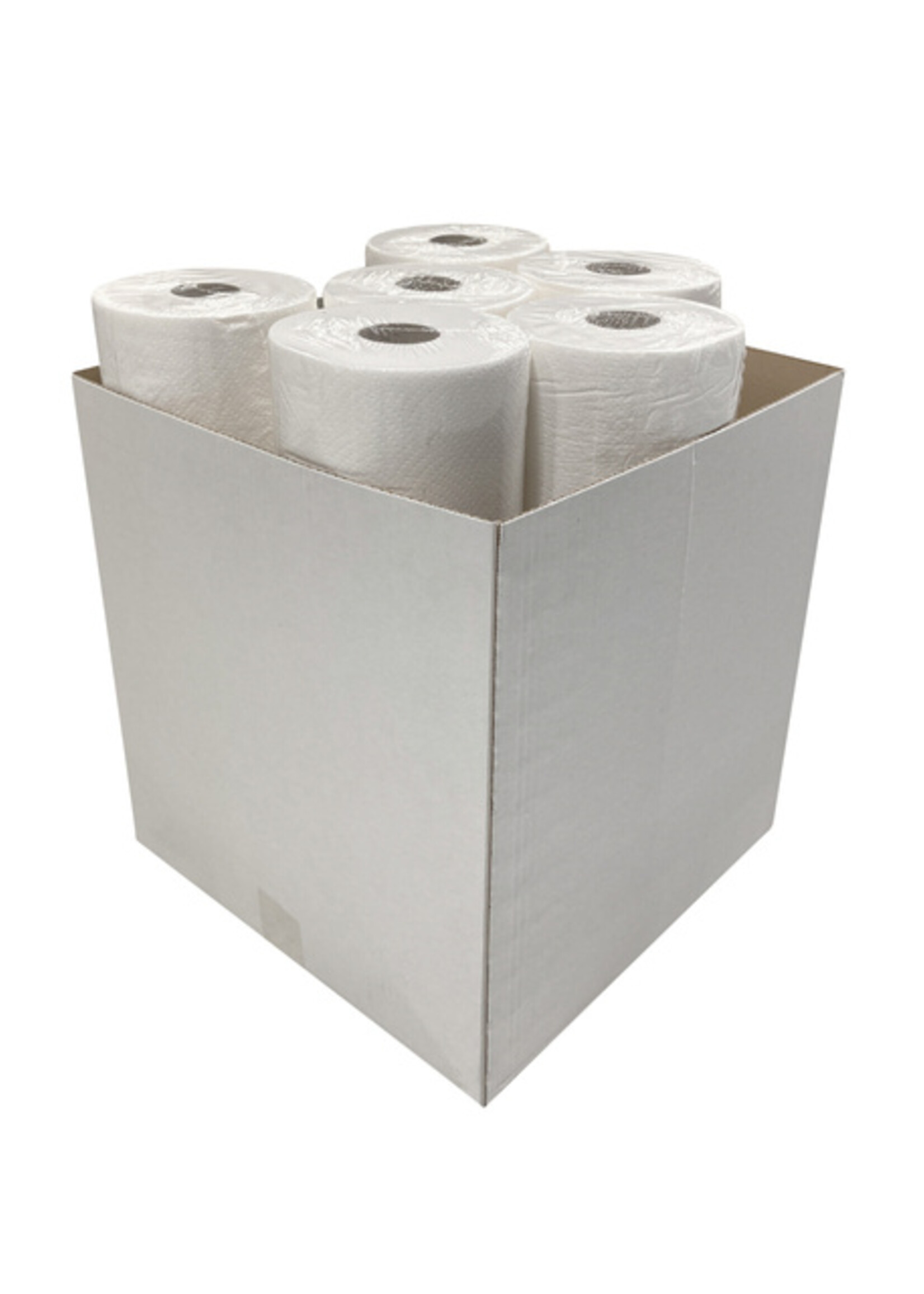 Euro Products Onderzoektafelpapier Euro Products 50cm breed 2-laags 100m wit 138052
