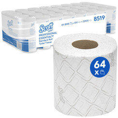 Papier toilette Scott Essential 8519 2 épaisseurs 350 feuilles blanc