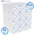 Scott Toiletpapier Scott gevouwen tissue 2-laags 36x250stuks wit 8508