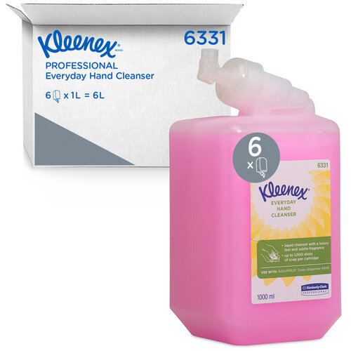 Kleenex Handzeep Kleenex dagelijk gebruik roze 1 liter 6331