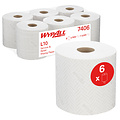 WypAll Poetsrol WypAll L10 1-laags 18,3cmx190m 500vel wit 7406