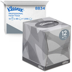 Mouchoir papier KC Kleenex 8834 Cube 2 épaisseurs blanc