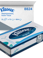 Kleenex Mouchoir Kleenex 8824 standard 3 épaisseurs blanc 12x 72 pièces