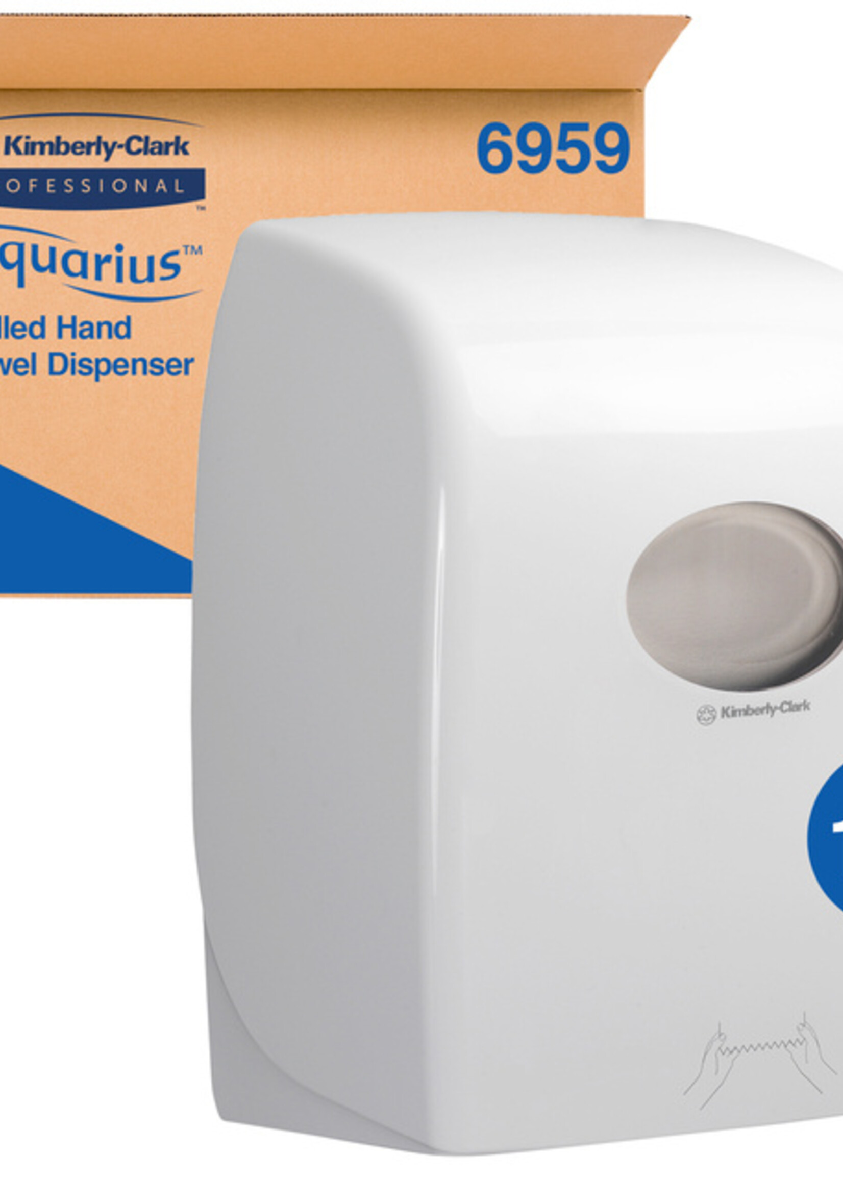 Aquarius KC Distributeur rouleau essuie-mains Aquarius 6959 blanc
