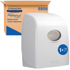 Distributeur rouleau essuie-mains Aquarius 6959 blanc