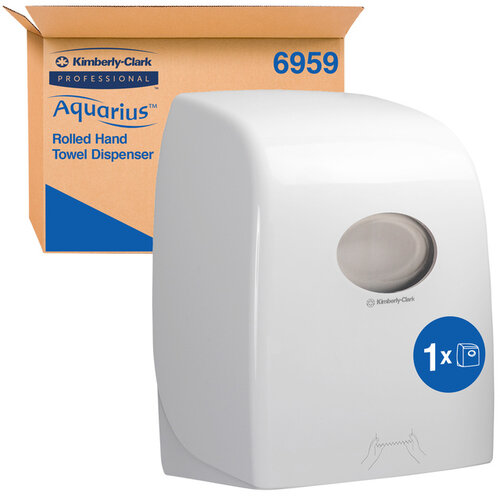 Aquarius KC Distributeur rouleau essuie-mains Aquarius 6959 blanc