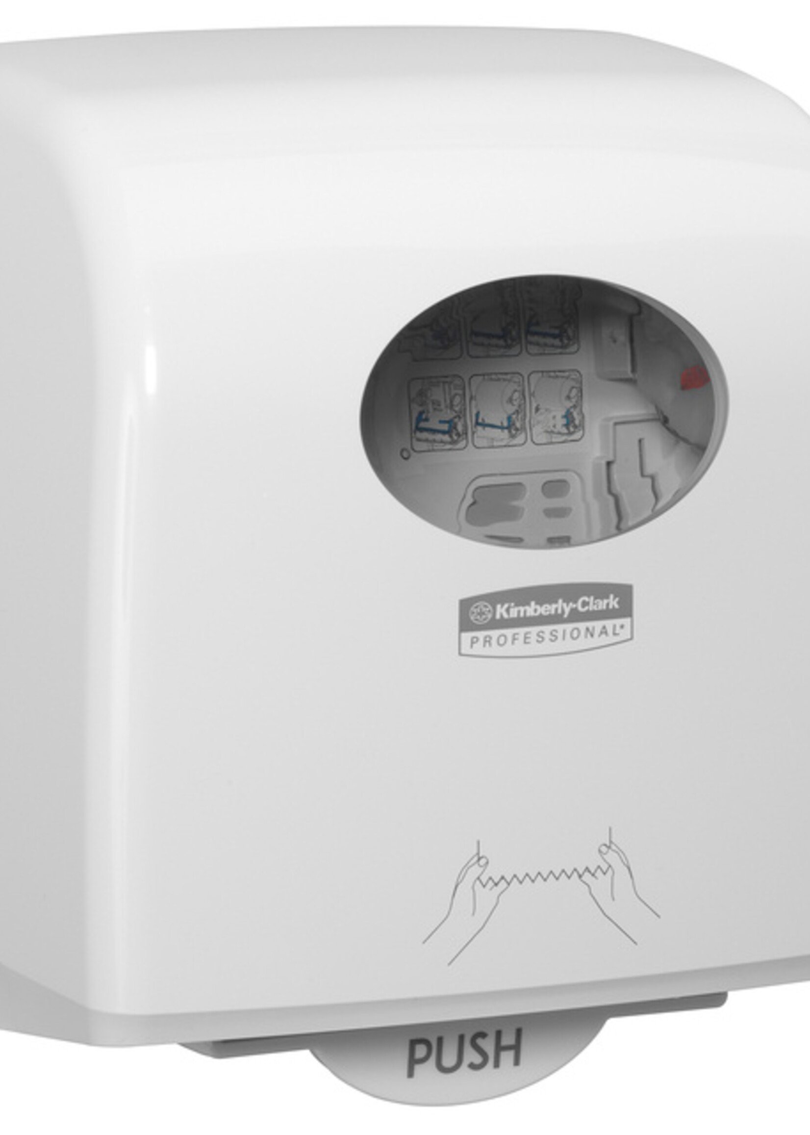 Aquarius KC Handdoekroldispenser Aquarius Slimroll wit 7955