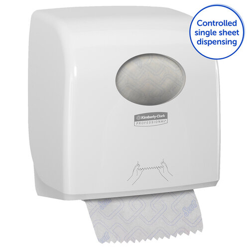 Aquarius KC Handdoekroldispenser Aquarius Slimroll wit 7955