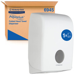 Distributeur essuie-mains Aquarius 6945 pour pli-I blanc