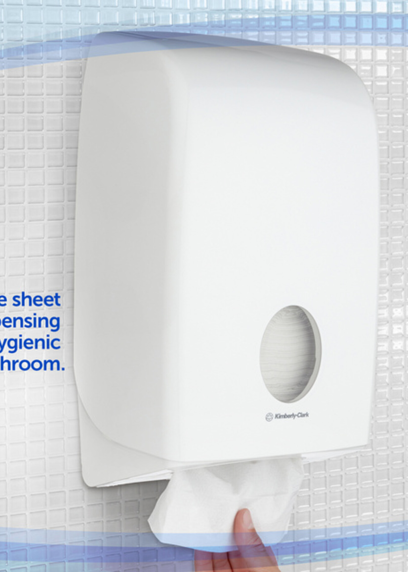 Aquarius KC Distributeur essuie-mains Aquarius 6945 pour pli-I blanc