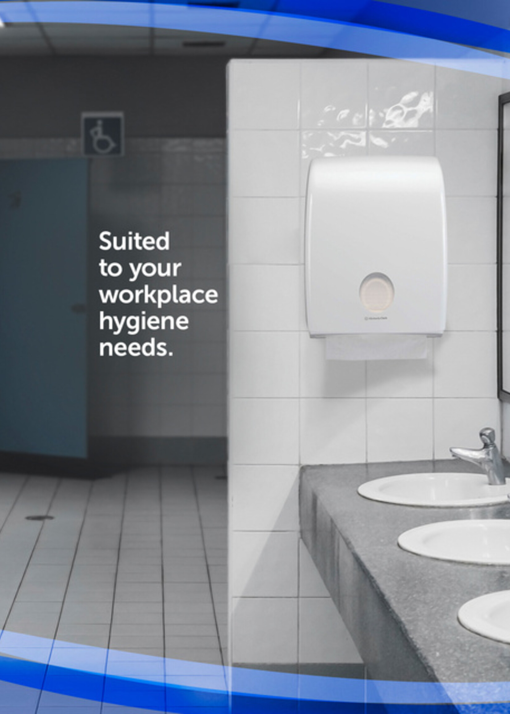 Aquarius KC Distributeur essuie-mains Aquarius 6945 pour pli-I blanc