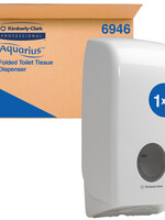 Aquarius KC Toiletpapierdispenser Aquarius gevouwen tissue wit 6946