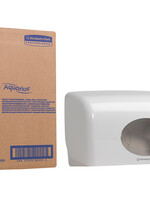 Aquarius KC Toiletpapierdispenser Aquarius duo voor kleine rollen wit 6992