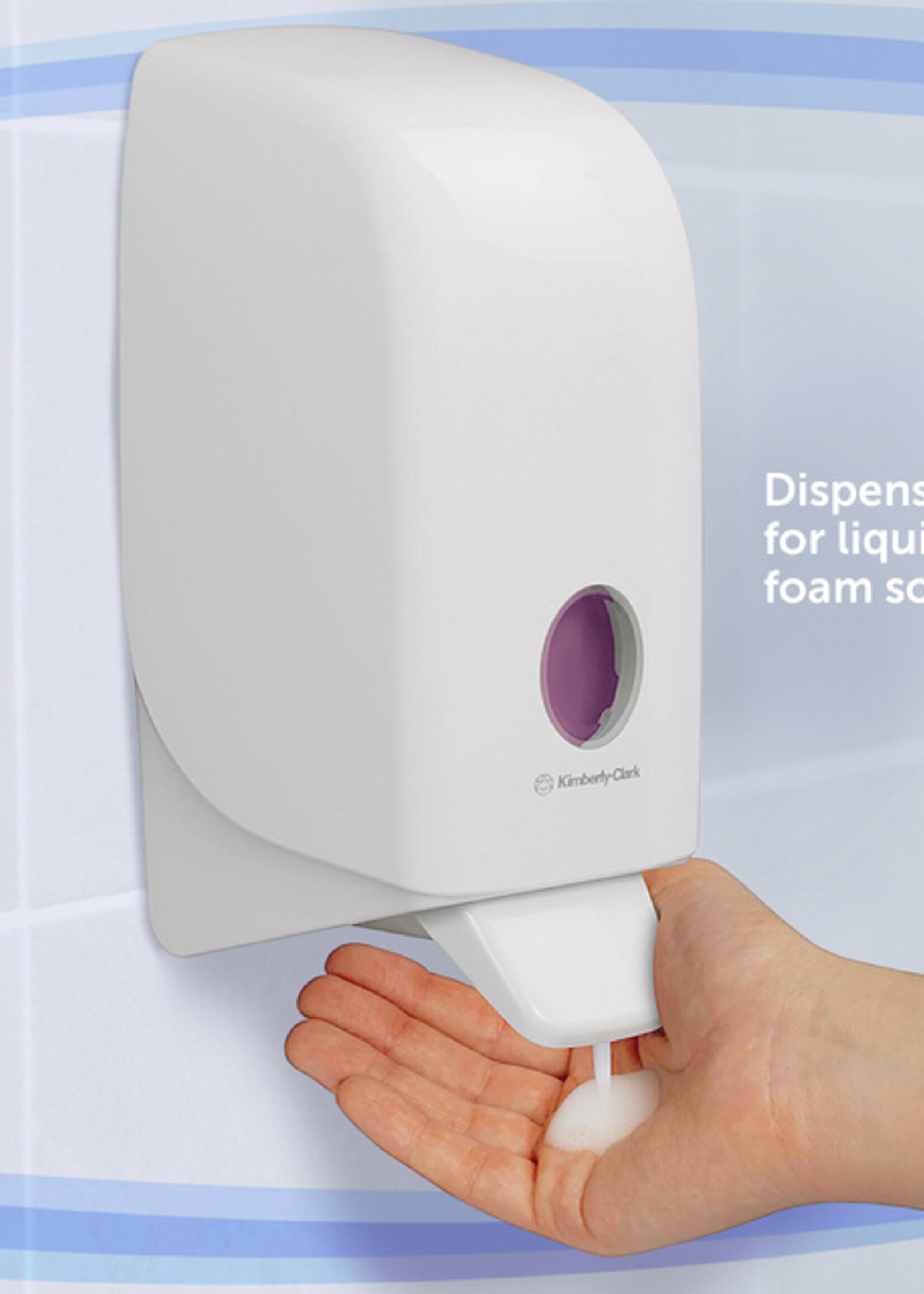 Aquarius KC Handzeepdispenser Aquarius 1 liter wit 6948