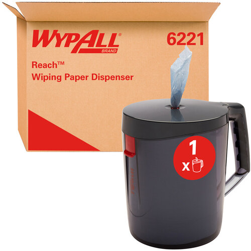 WypAll Poetsroldispenser WypAll reach centerfeed zwart 6221