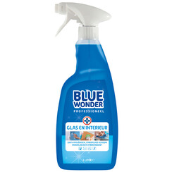 Nettoyant Vitre et Intérieur Blue Wonder Prof spray 1L