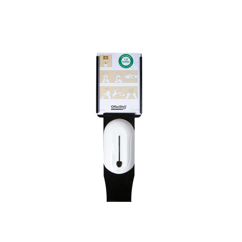 Konix Dispenserzuil no touch sensor voor vloeistof 150cm zwart