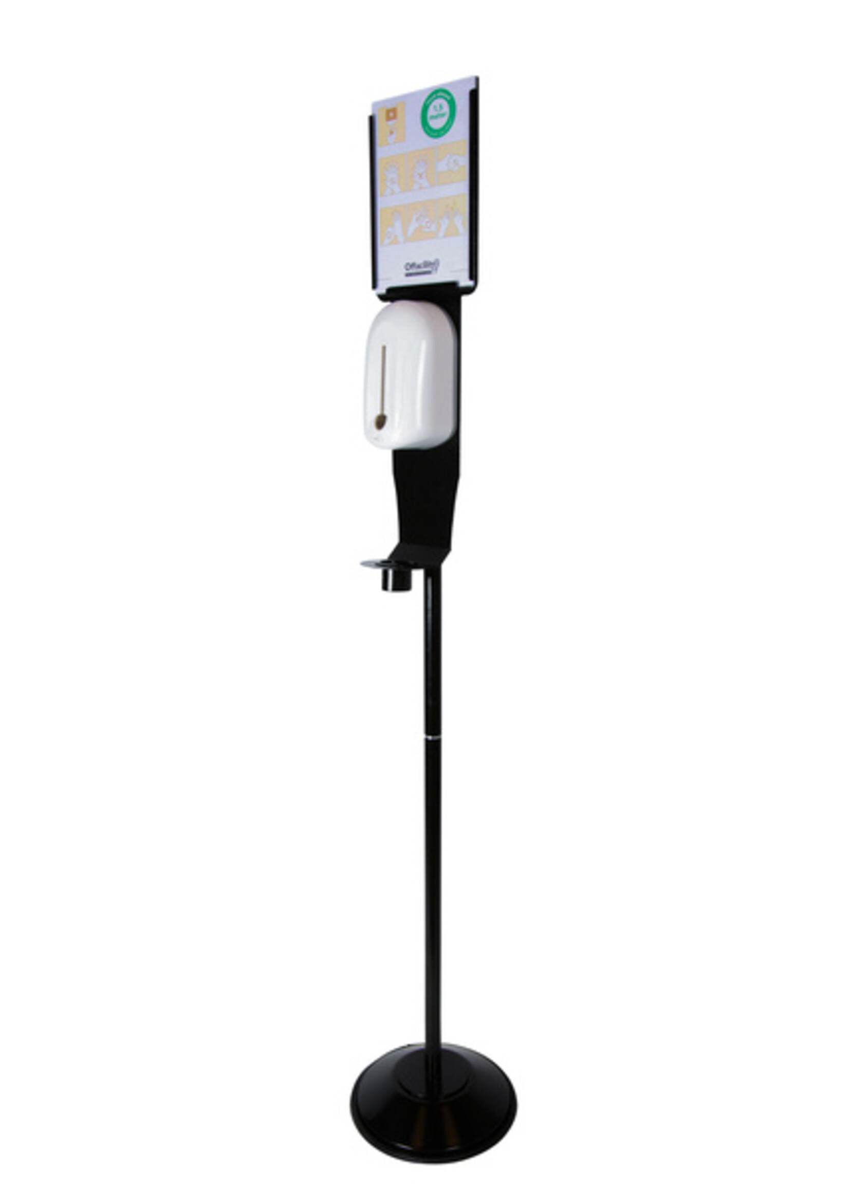 Konix Dispenserzuil no touch sensor voor vloeistof 150cm zwart