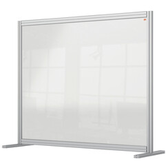 Ecran de protection bureau Nobo modulaire acrylique transparent 1200x1000mm