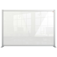 Ecran de protection bureau Nobo modulaire acrylique transparent 1400x1000mm