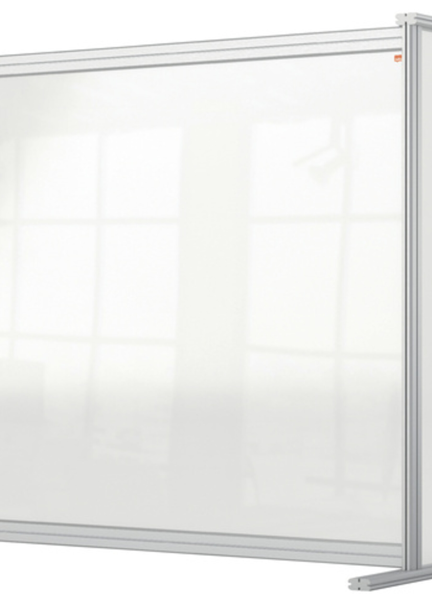 Nobo Bureauscherm uitbreidingspaneel Nobo modulair transparant acryl 1200x1000mm