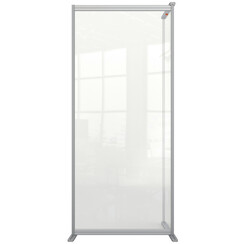 Cloison de séparation Nobo Modulaire transparent acryl 800x1800mm