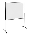 Legamaster Scheidingswand + whiteboard Legamaster Premium Plus 150x120cm geëmailleerd staal