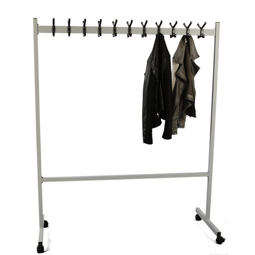 Vepa Bins Vestiaire mobile Vepa Bins 11 crochets argent