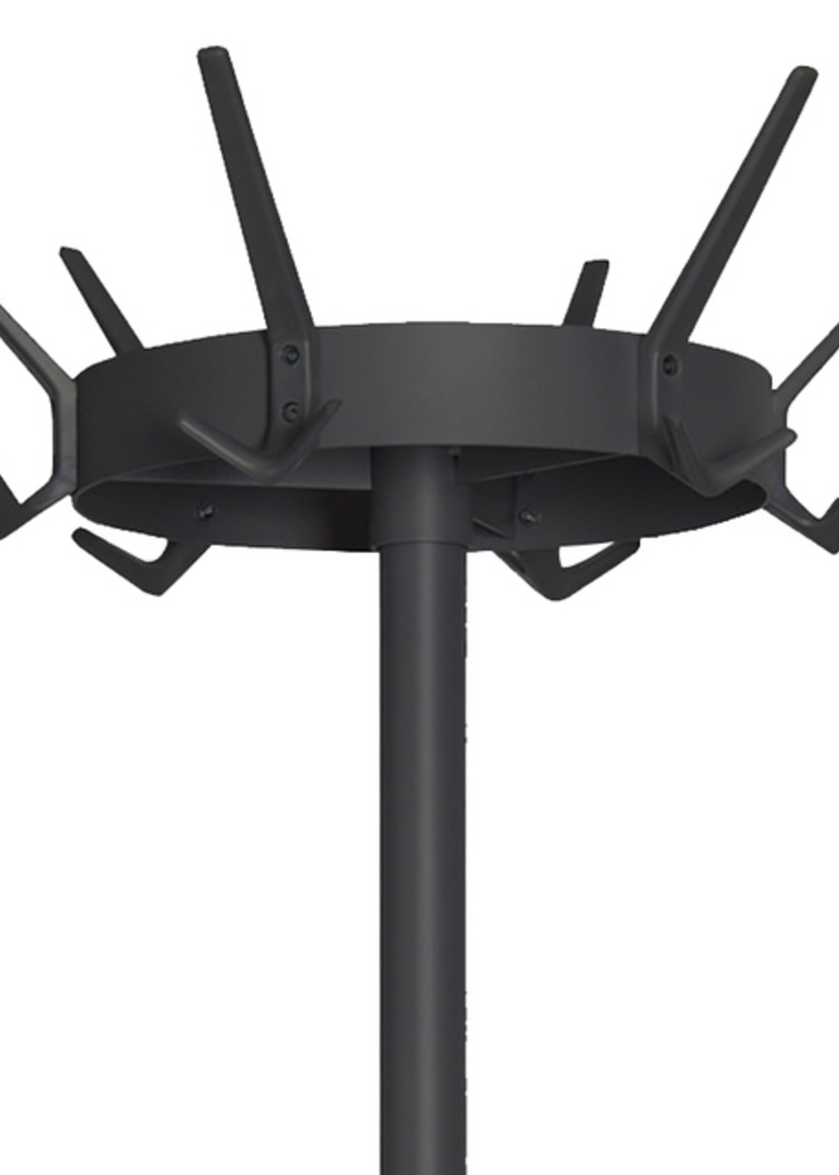 Vepa Bins Kapstok Vepa Bins Crown 18 haken staand zwart