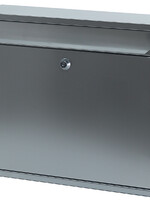 Vepa Bins Boîte aux lettres murale inox mat 36x10x31cm