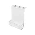 Sigel Bac de rangement acoustique Sigel acrylique transparent 220x300x60mm