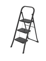 Escabeau ménager BRASQ 3 marches SL300 noir