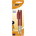 Bic Balpen Bic M10 medium rood bister à 2 stuks