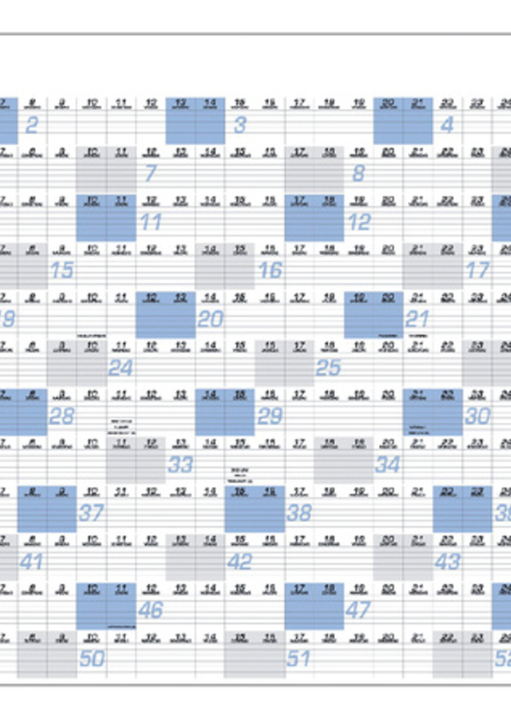 Quantore Jaarplankalender 2026 Quantore A1 84x57cm