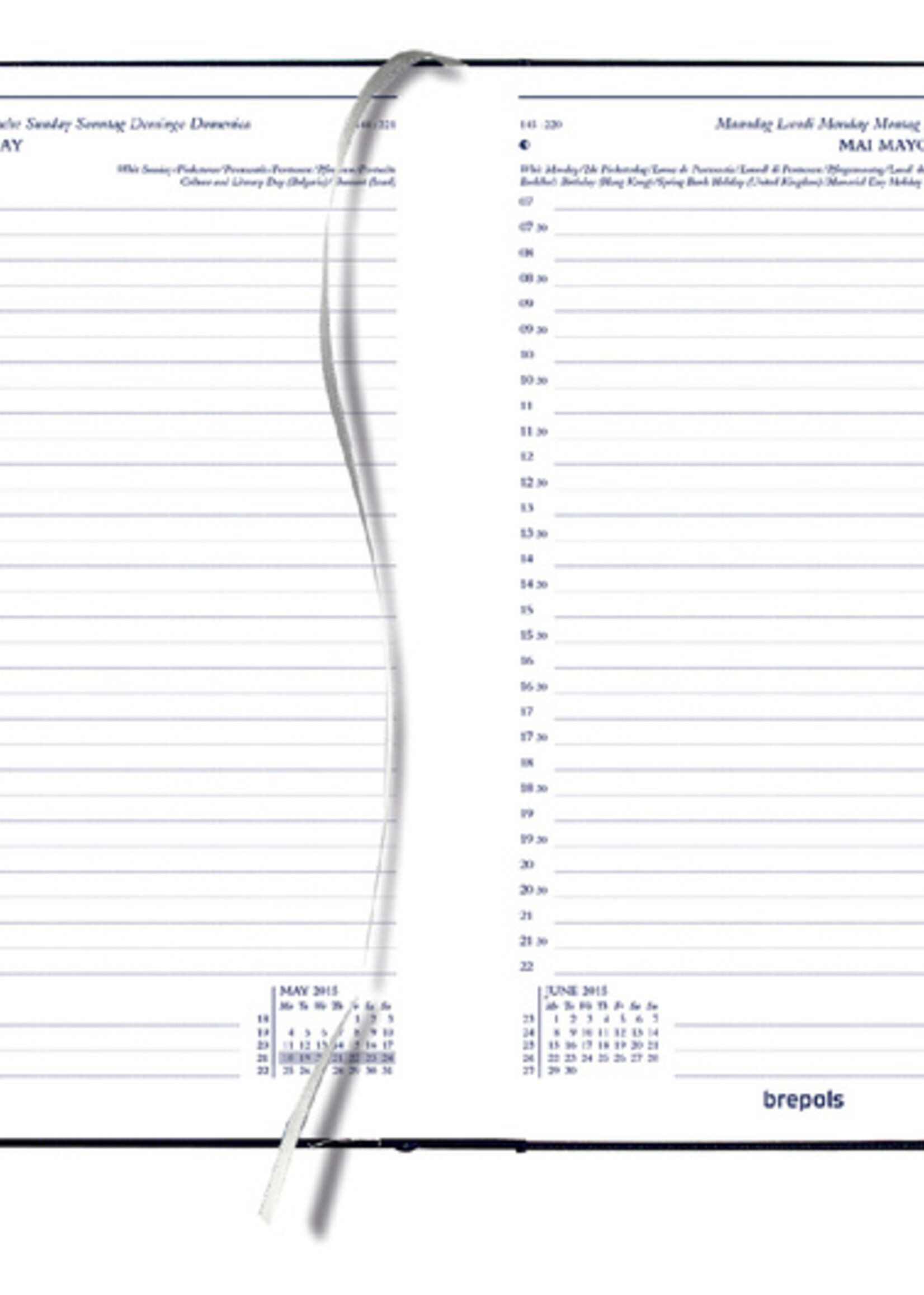 Quantore Kantooragenda 2026 Quantore kort 1dag/1pagina zwart