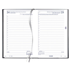 Kantooragenda 2026 Quantore kort 1dag/1pagina zwart