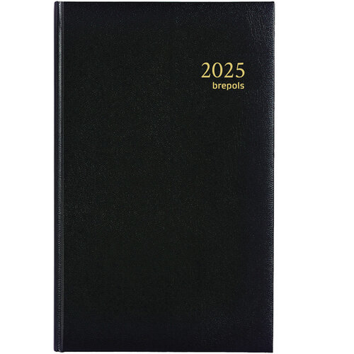 Brepols Agenda 2026 Brepols Brefix Lima 1dag/1pagina zwart