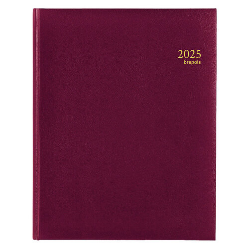 Brepols Agenda 2026 Brepols Concorde Lima 7 jours/2 pages bordeaux