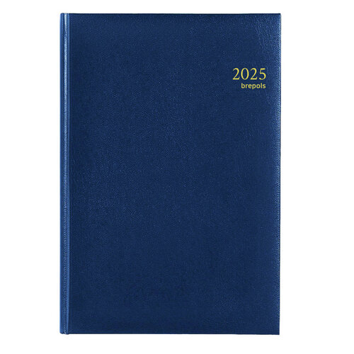 Brepols Agenda 2025 Brepols Omega Lima 7dagen/2pagina's blauw