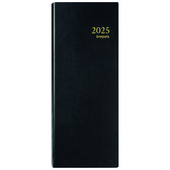 Agenda 2026 Brepols Saturnus Lima 1dag/1pagina zwart
