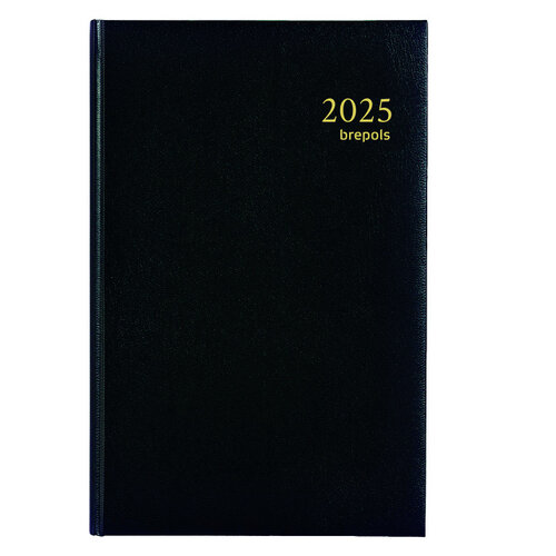 Brepols Agenda 2026 Brepols Saturnus Lima 7dagen/2pagina's zwart
