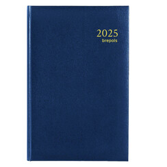 Agenda 2026 Brepols Saturnus Lima 7 jours/2 pages bleu