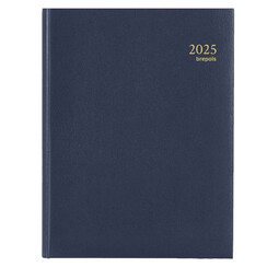 Agenda 2026 Brepols Timing Lima 7 jours/2 pages bleu