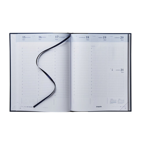 Brepols Agenda 2026 Brepols Timing Lima 7 jours/2 pages bleu