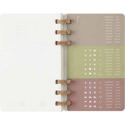 Moleskine Agenda 2024/2025 Moleskine 12 mois Academic Planner 7j/2p large souple noir