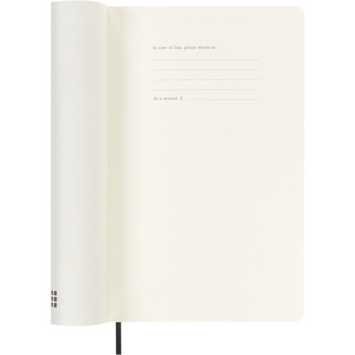 Moleskine Agenda 2025 Moleskine 12M Planner Weekly 7dagen/1pagina large sc black